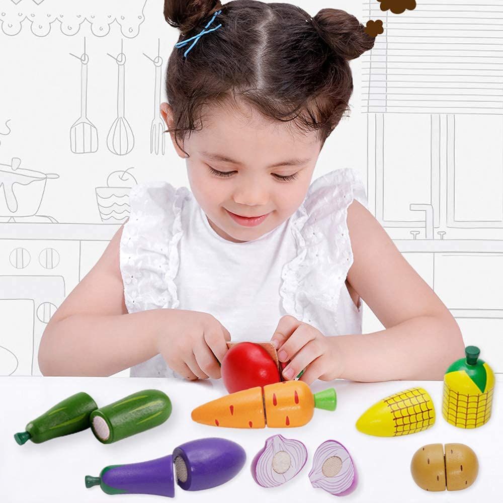 15pcs Play Food for Kids Kitchen Cutting Fruits Toys for Toddlers Pretend Vegetables Gift for Boys Girls Educational Toys โ image 5