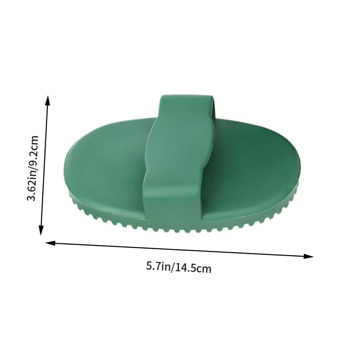 2 Pack Pet Massage Brush for Dog and Cat Grooming Green — image 3