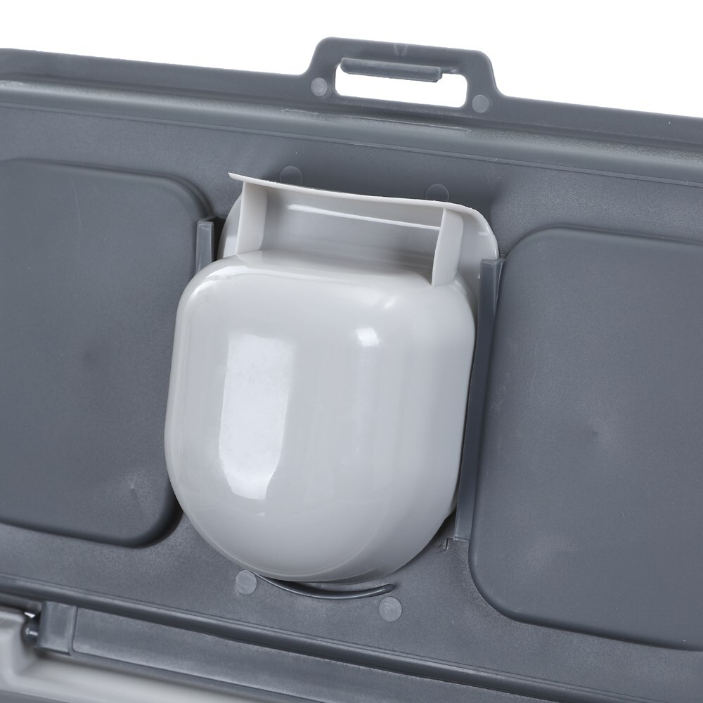 30L Pet Dogs Puppy Food Storage Storer Container w/ Scoop Grey — image 4