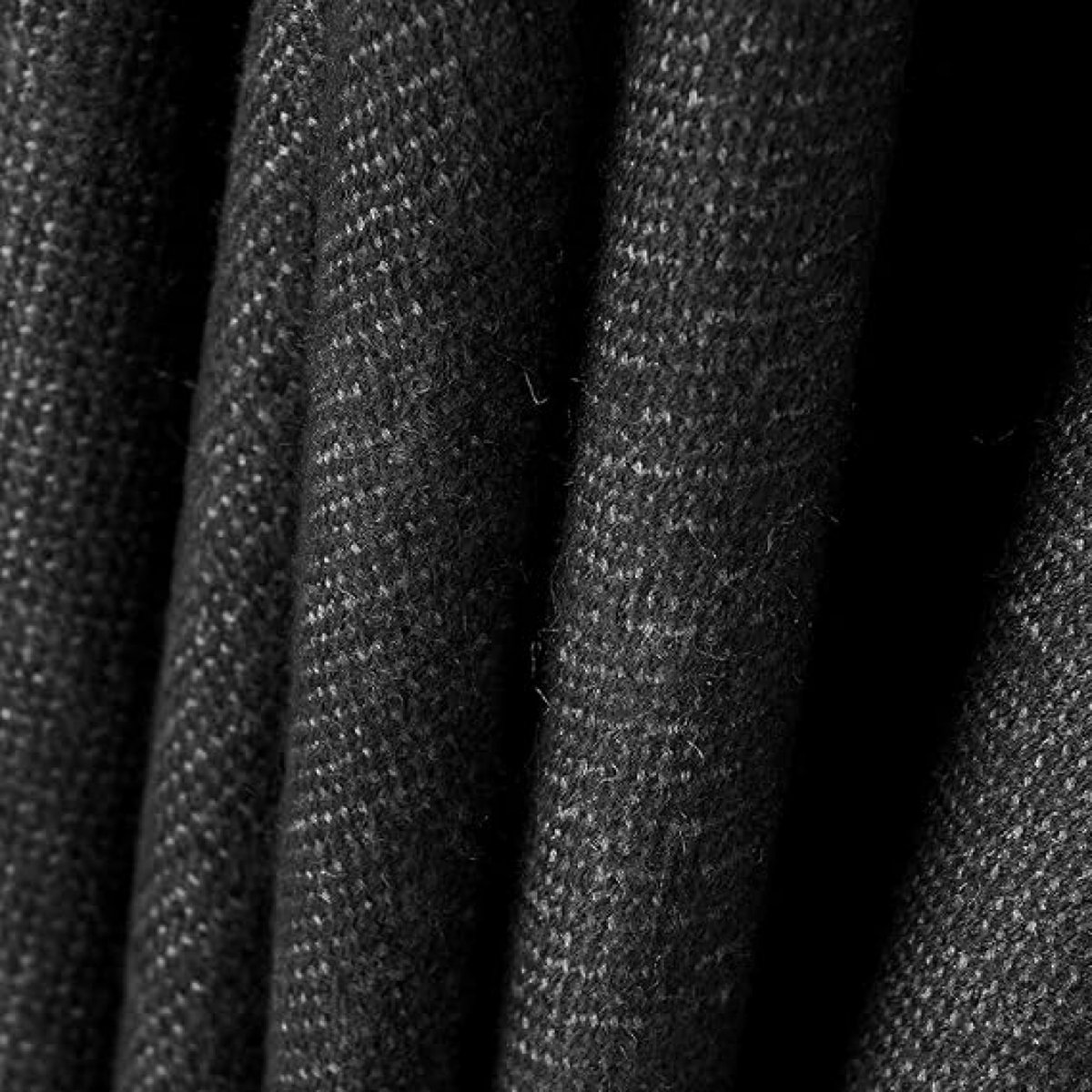 Women's Wrap - Women's Scarf - 160 x 130 Cm - Wrap Scarf - Fashion Scarf - Stole - Small Scarf - Warm Winter Scarf - Scarf for Women - Shawl - Black and Grey — image 5