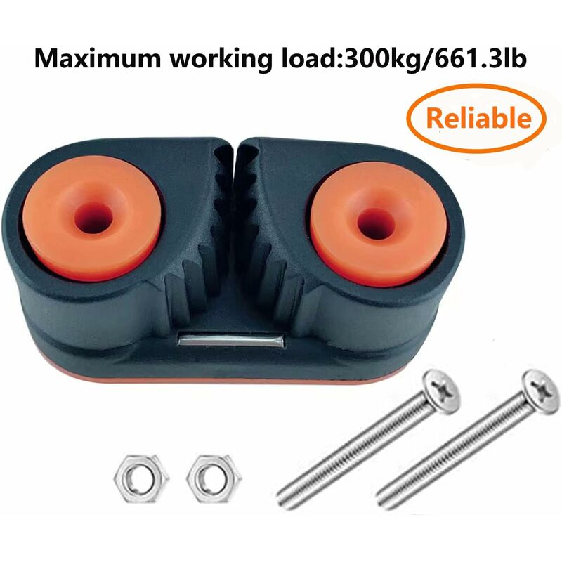 Ball Bearing Cam Cleat Marine Boat Quick Entry ROpe Cam Cleat Wire Fairlead Sailing Sailboat Equipment — image 3