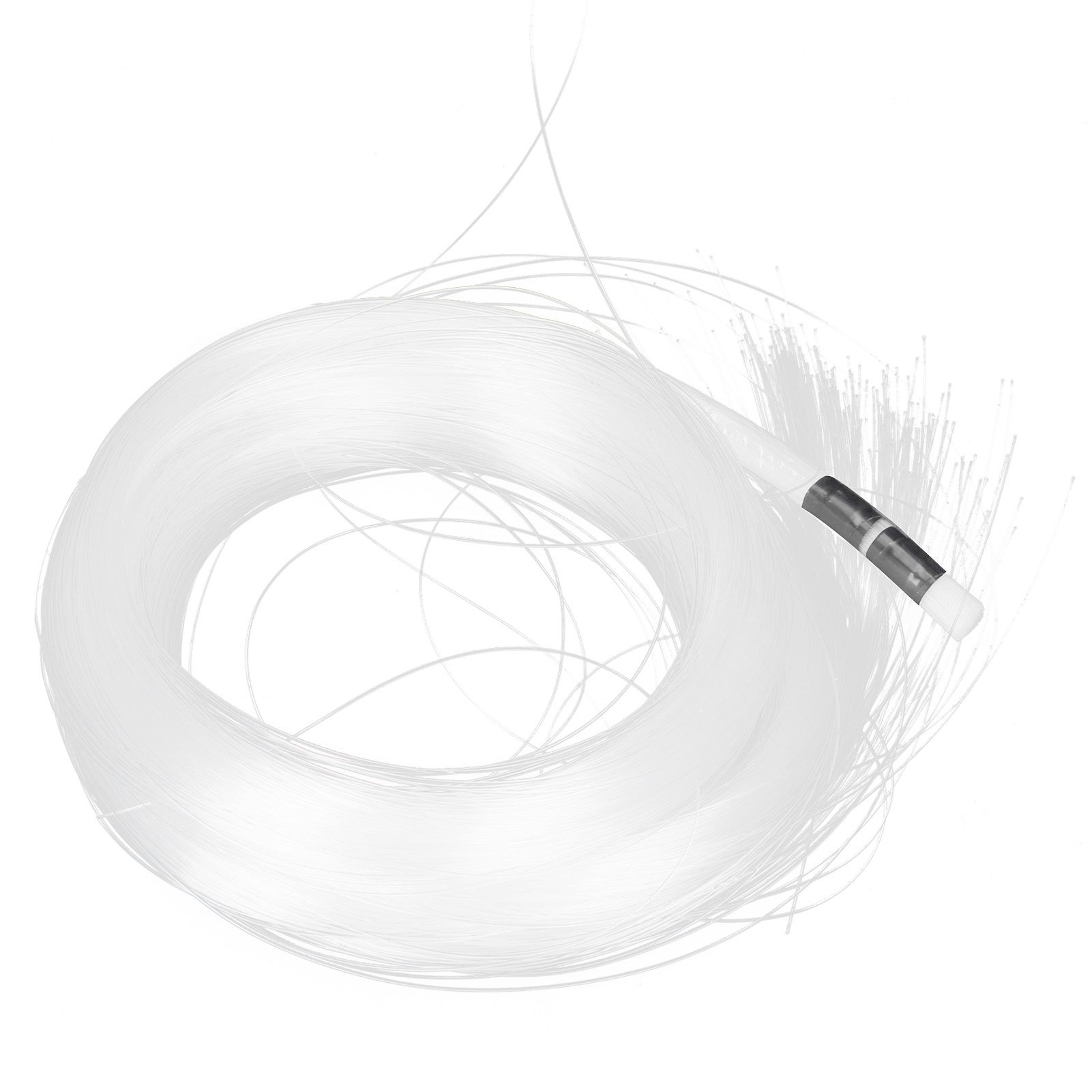 200Pcs 3 Meters Optical Fiber Cable PMMA Plastic Glowing Optical Fiber Curtain Decoration — image 3