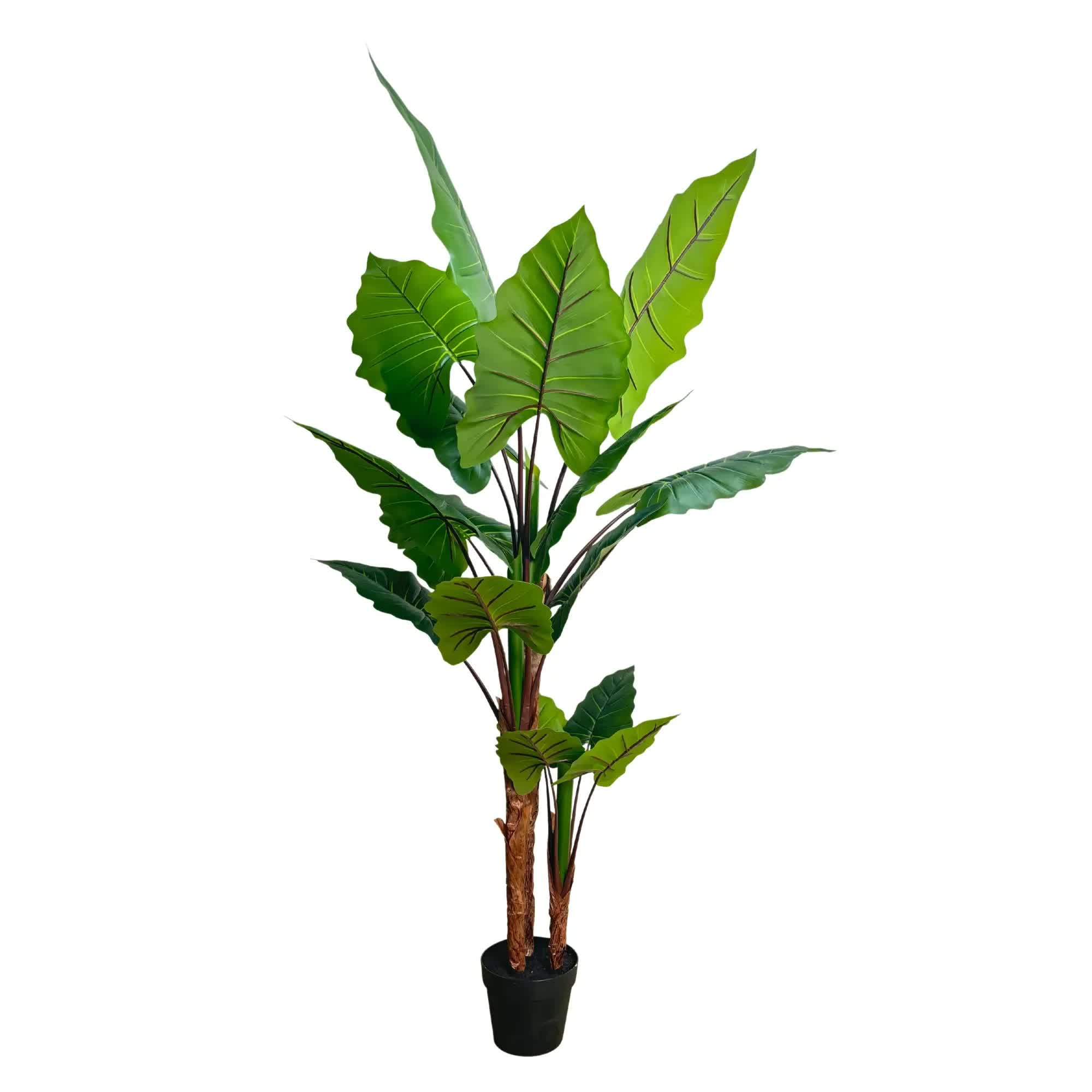 Nearly Natural Artificial Taro Elephant Ear Palm 170cm โ image 2