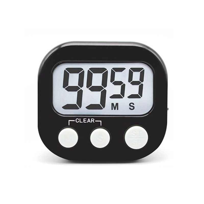 Small Digital Timer for Kitchen Cooking Baking Sports Office Meeting Multi-Function Count Up Countdown Magnetic Backing — image 4