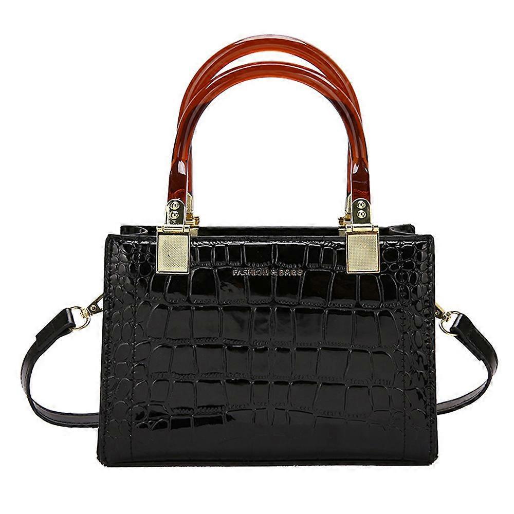 Women's Retro PU Leather Messenger Bag Fashion Tote Bag