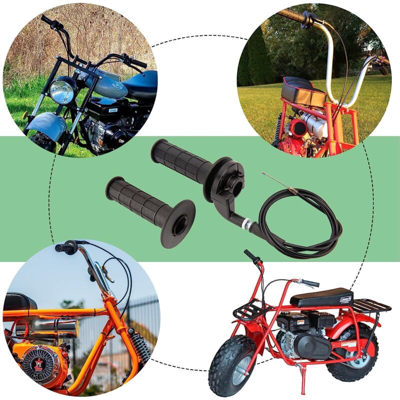 Twist Throttle Grip & Cable With 7/8" 22Mm Handle 50Cc 90Cc 110Cc 125Cc 150Cc 200Cc 250Cc Mini Bike Atv Quad Pit Bike โ image 4