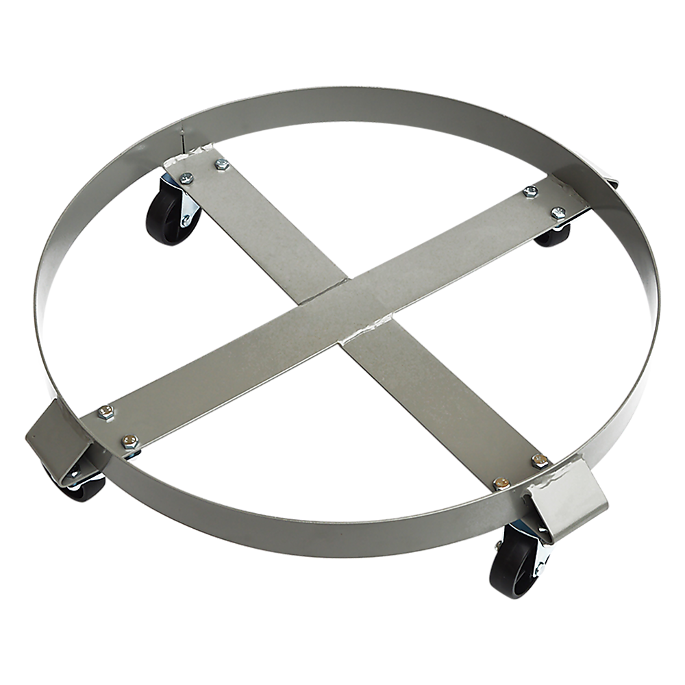 Drum Dolly 450kg 55 Gallon w Swivel Casters Heavy Duty Steel Frame Non Tipping — image 6