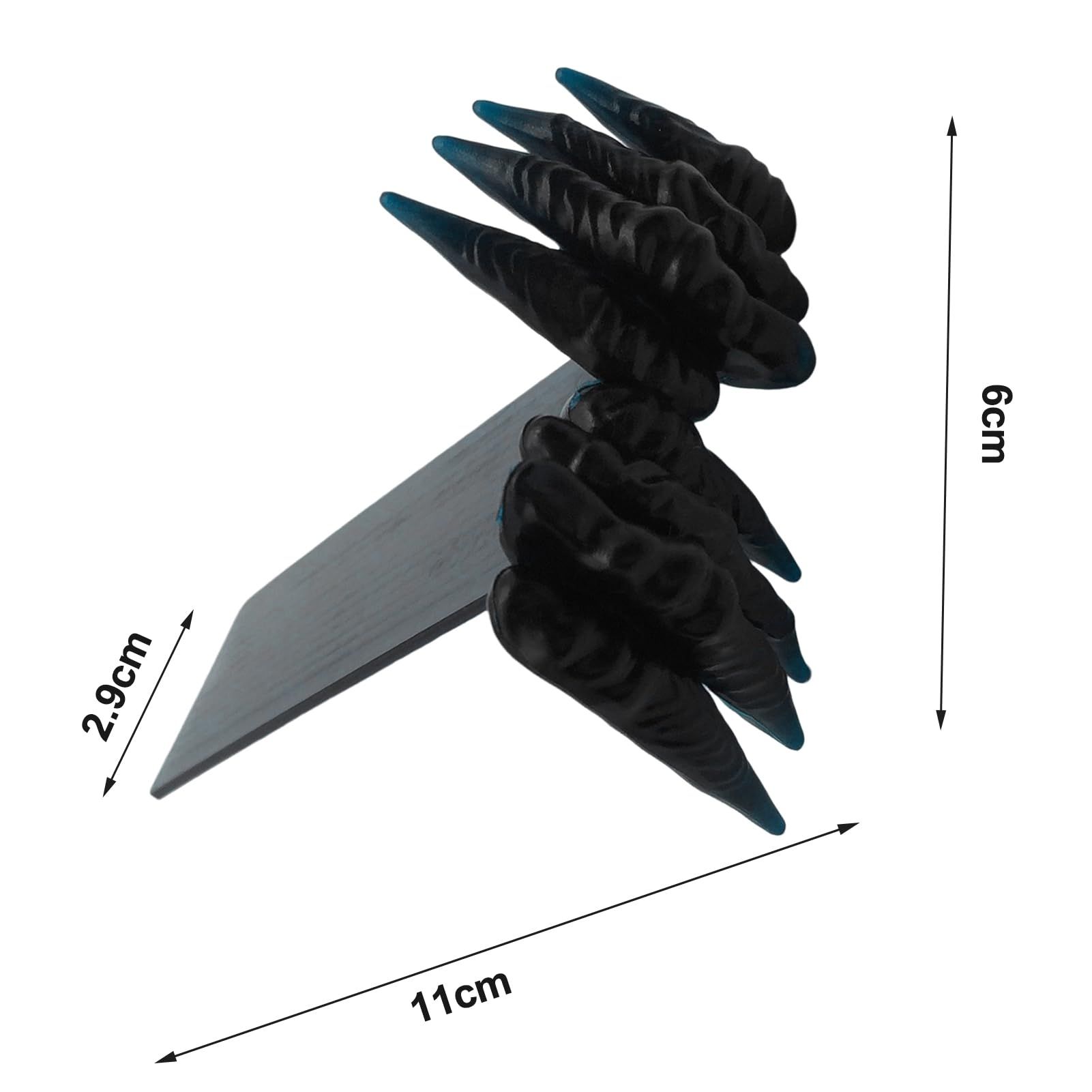 Creative Hand-Shaped Bookmark Devil Hand Creepy Resin Craft Demon Claw Shape Book Marker Decoration Desktop Ornament — image 3