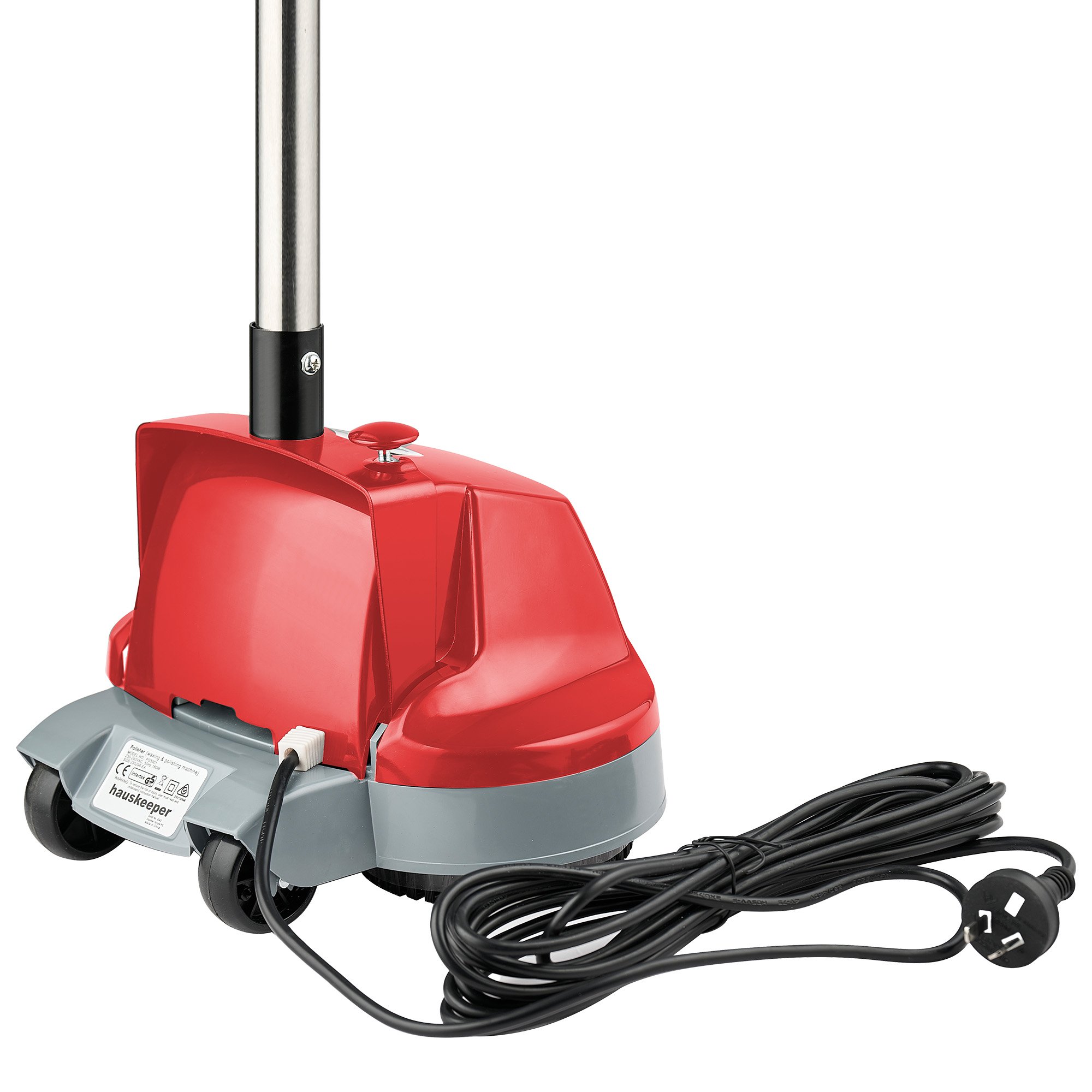 Klika Hauskeeper 5 in 1 Electric 240V Floor Polisher w/ 6M Power Cable Timber Hard Waxer Buffer Cleaner Red โ image 6