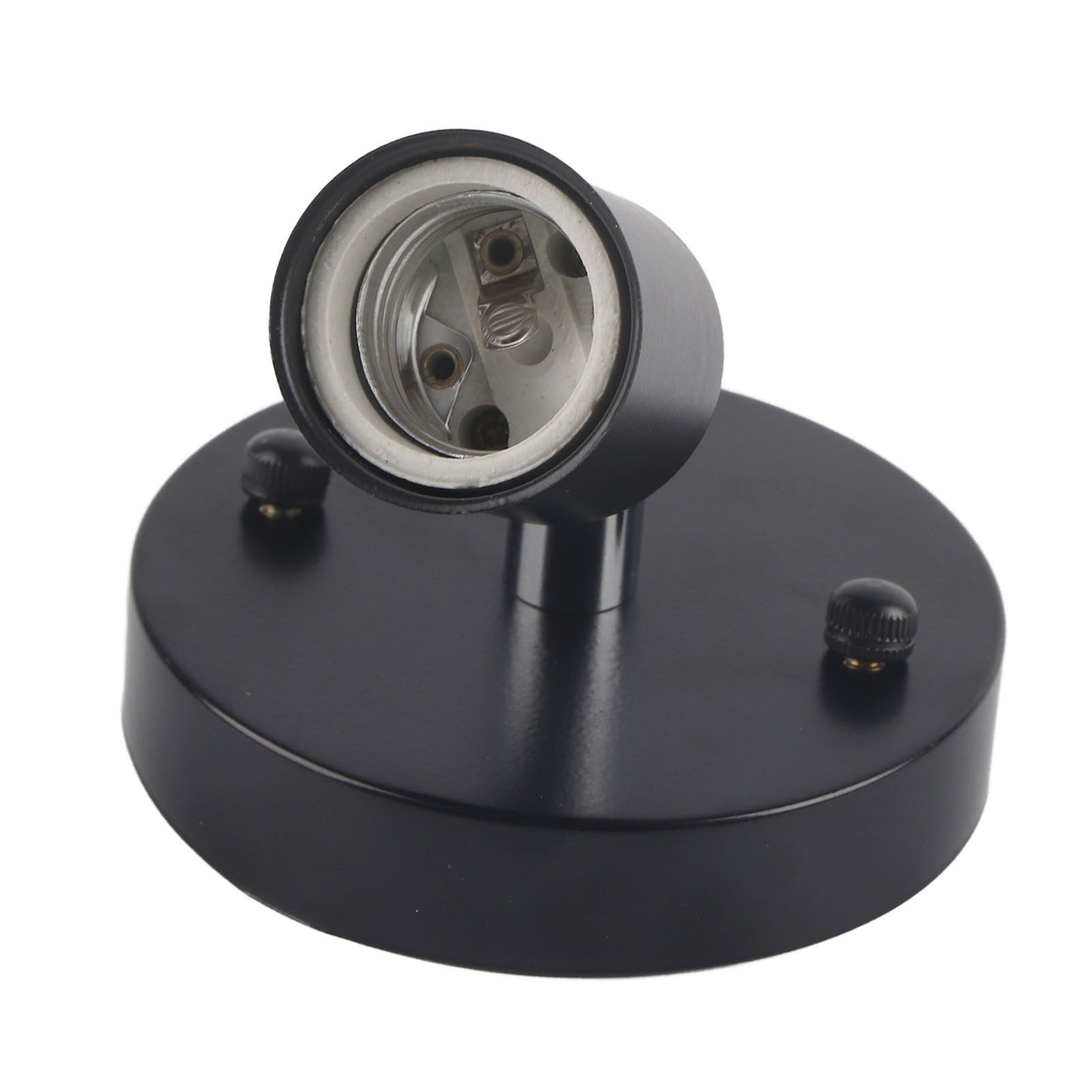 E27 Modern Vintage Ceiling Light Wall Mounted Lamp Bulb Holder Socket 180° Rotating Black — image 5