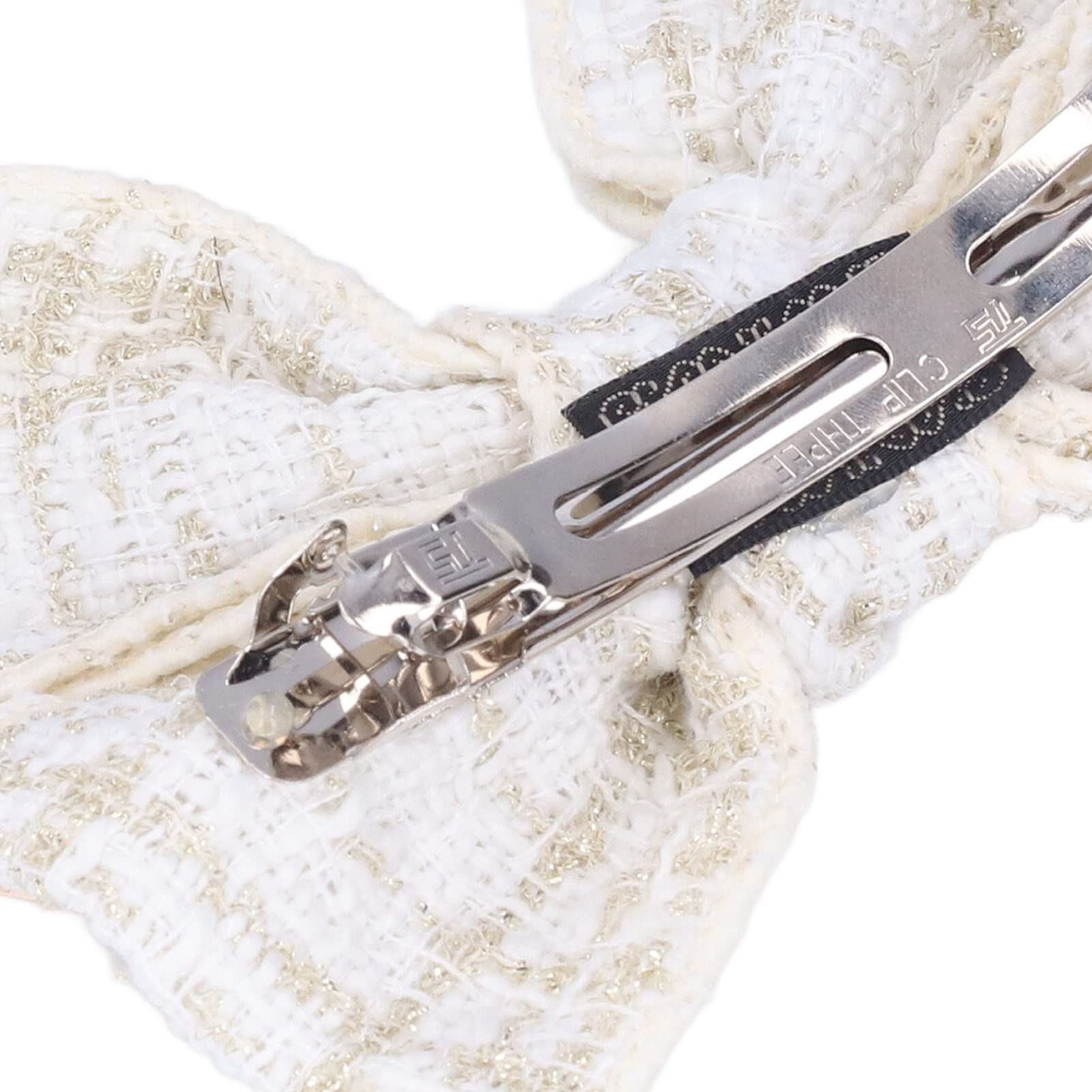 Bow cloth bow hair clip temperament rhinestone top spring clip hair accessories for girls' hair styling โ image 3
