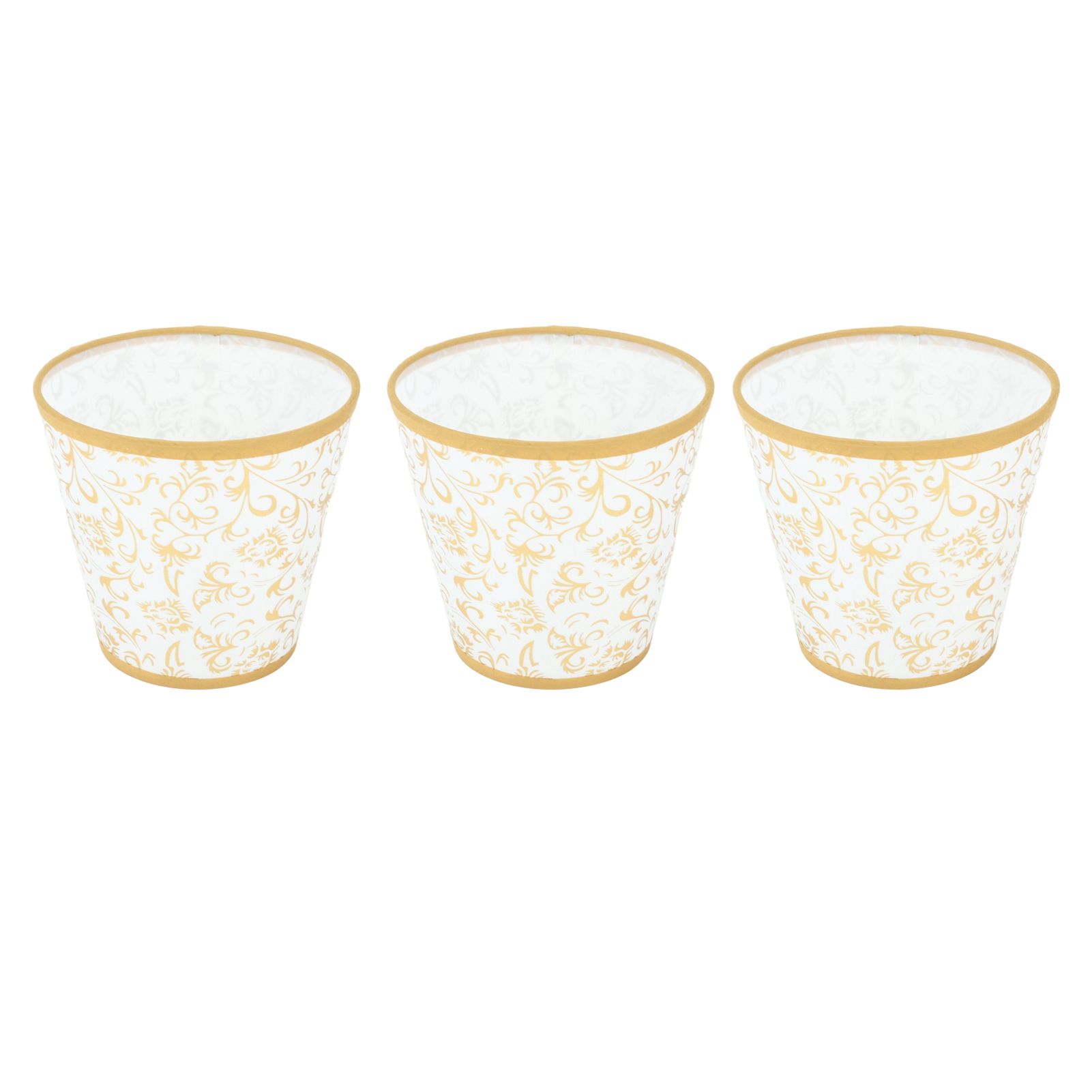 Cloth Lampshade Clip On Installation Modern Fabric Lamp Shades for E14 Bulb Chandelier Table Lamp 3pcs Gold โ image 5