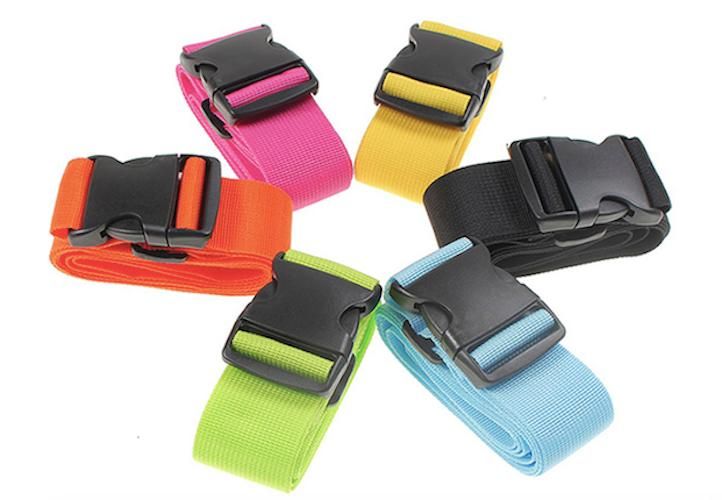Luggage strap blue, for suitcase โ image 5