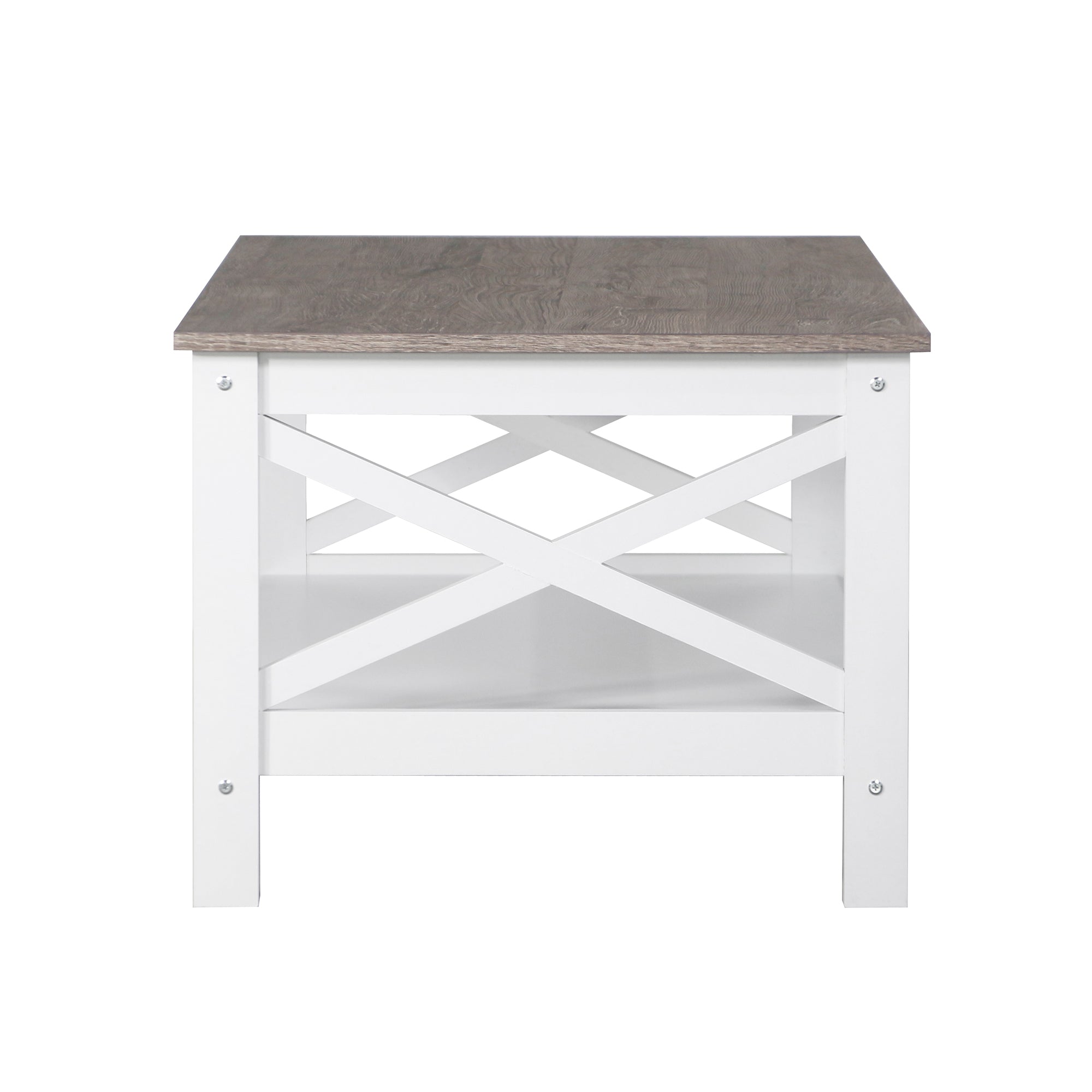 Coastal Coffee Table in White and Grey โ image 3