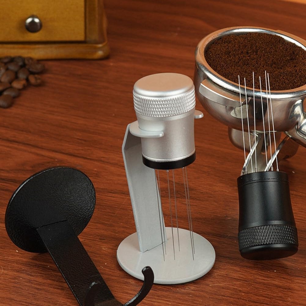 Coffee Mixer - Fabric Mixer with Holder - 6-Pin Coffee Stirrer - Removable and Washable Mixer - Black โ image 5