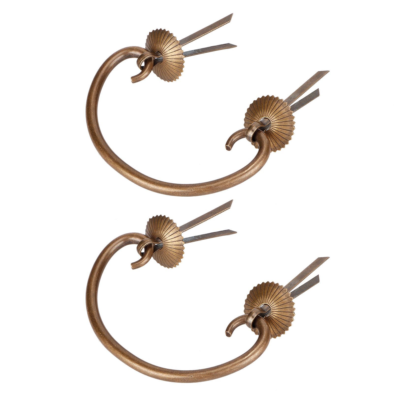 2 Set Drawer Pulls Chinese Style Antique Copper Handle Cabinet Hardware Accessory โ image 5