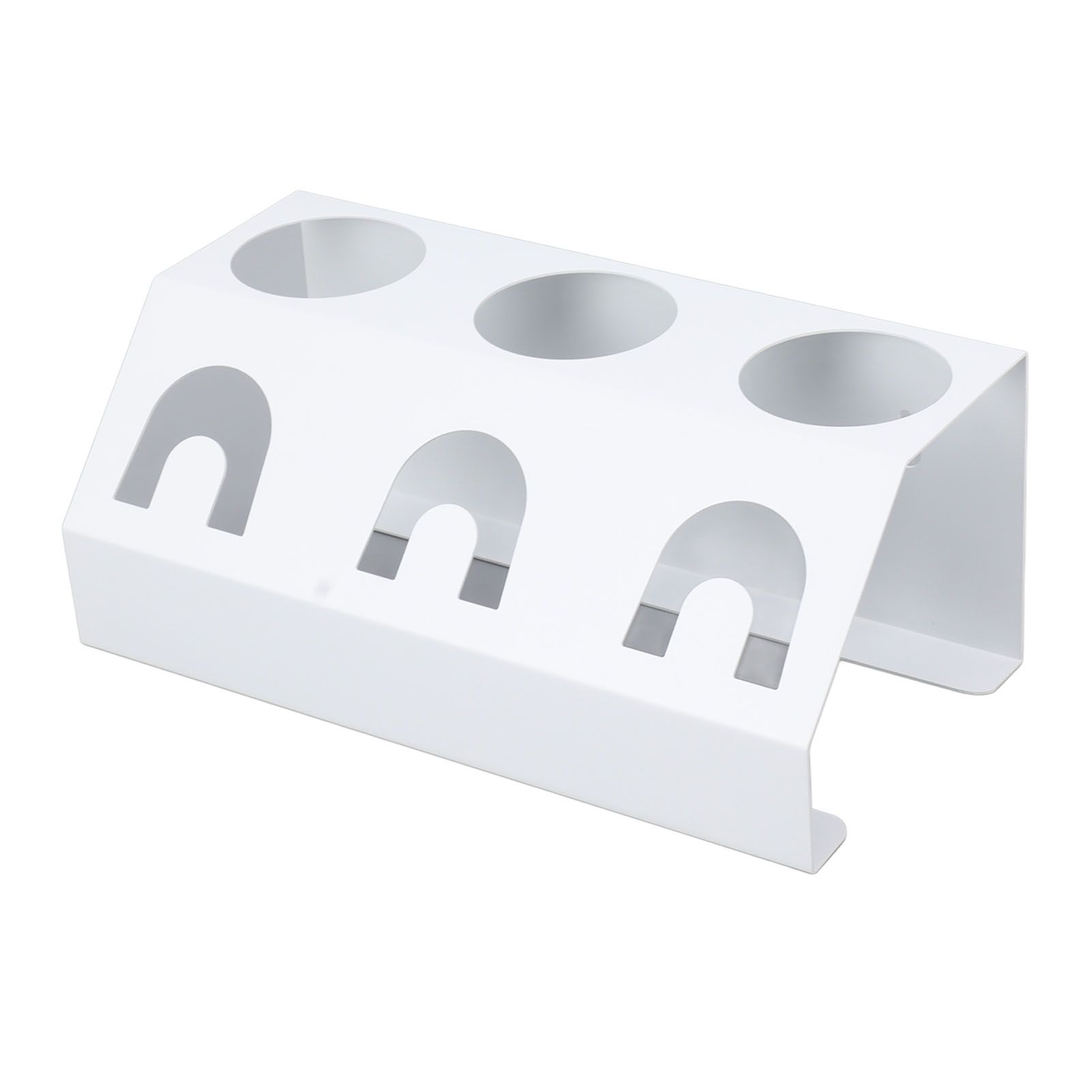 Soda Bottle Holder 3 Holes Soda Bottle Draining Stand Soda Accessories With Silicone Pad White — image 5