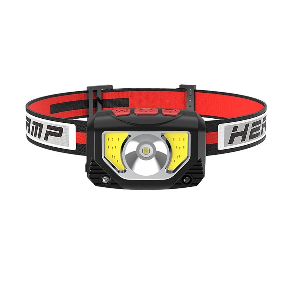 Rechargeable LED Headlamp Flashlight, 1000 Lumen Super Bright Motion Sensor Head Lamp, IPX5 Waterproof