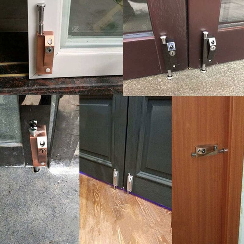 Multi-Purpose Door Lock, Garage Door Lock, Gate Lock, Universal Door Lock, Comes With 2 Keys, For Indoor And Outdoor — image 3