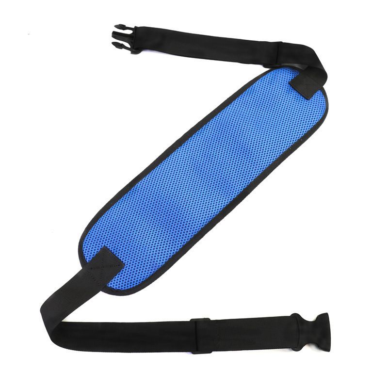 Wheelchair Seat Belt Medical Restraints Straps Patients Cares Safety Harness Chair Waist Lap Strap for Elderly Adjustable Blue โ image 2