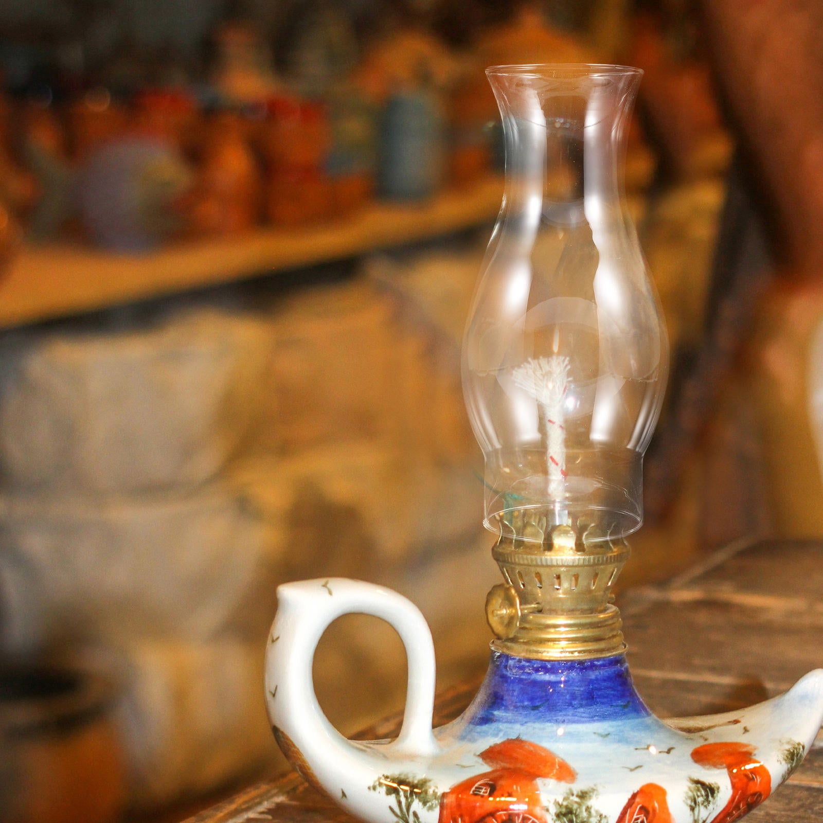 Transparent Replacement Globe for Kerosene Lamp Shade, Light Cover for Oil Lamps โ image 2