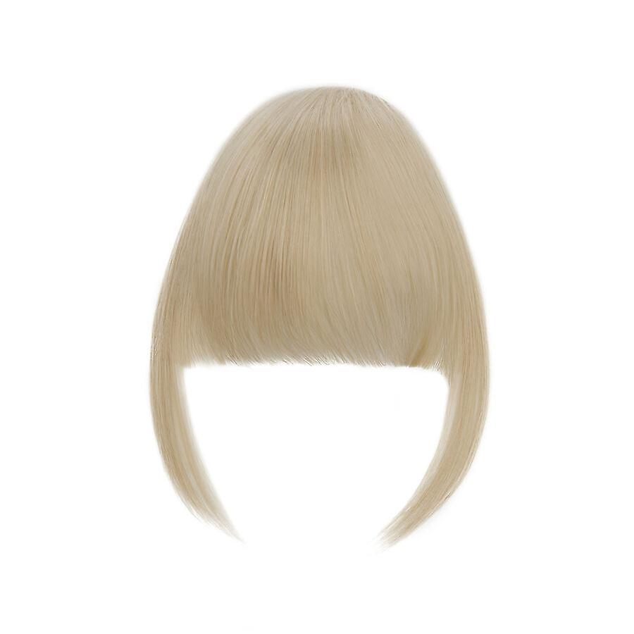 Clip In Hair Bangs Extensions French Bangs Stylish Bangs Hair Pieces blonde & bleachblonde 28cm โ image 2