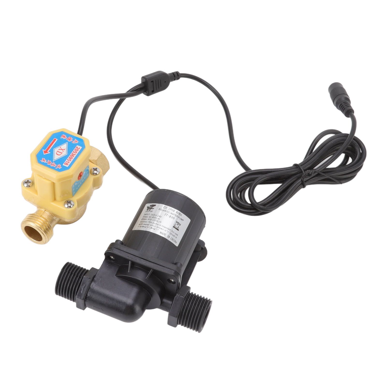 DC Brushless Pump Quiet Solar Water Heater Booster Pump with Flow Switch 6v-24v G1/2 Male Thread โ image 6