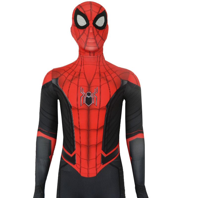 Spiderman Cosplay Costume Milk Silk One Piece Suit Expedition (luxury headgear) Children's 130 yards