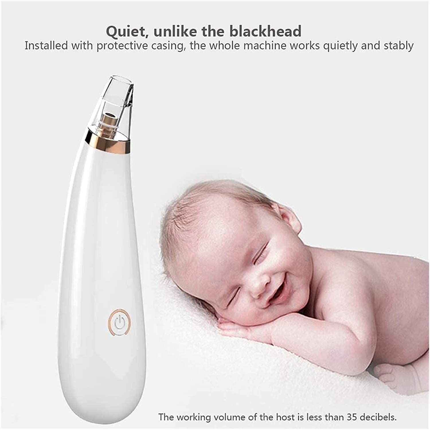 Pore Vacuum Blackheads Removed Upgraded Strong Suction Removing Black Heads Blackhead Removal Pimple for Women & Men — image 2
