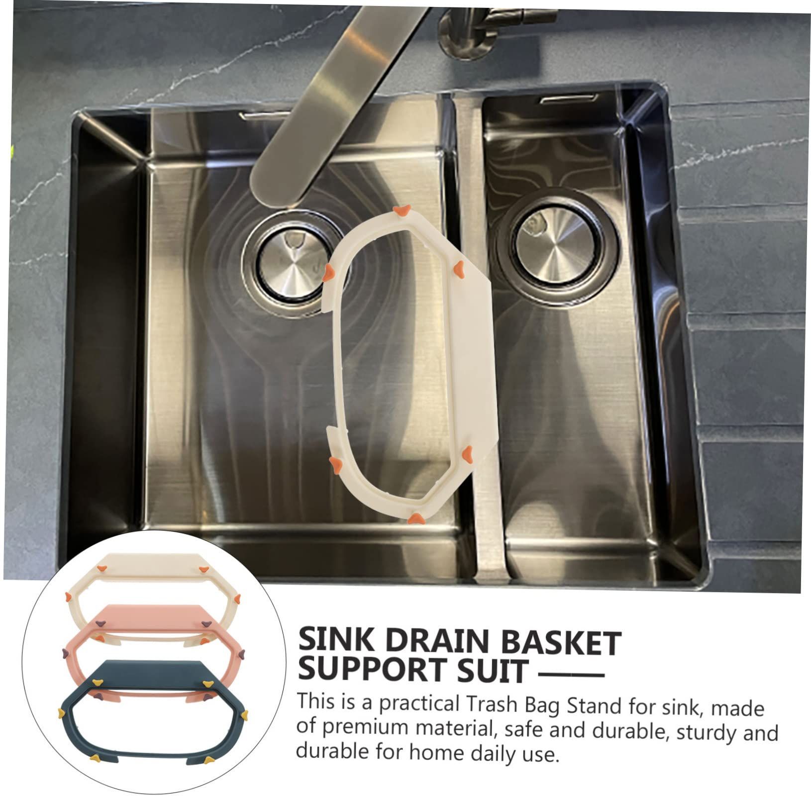 3pcs Sink Filter Holder Kitchen Sink Drain Basket Sink Racks Sink Strainers Rack for Kitchen Sink Kitchen Supplies Sink โ image 3