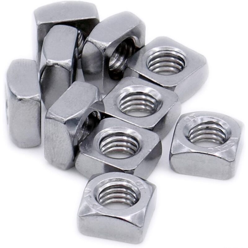 Square Nut M8 (8Mm) (Chamfered) – Stainless Steel (A2) (Pack Of 20) — image 2