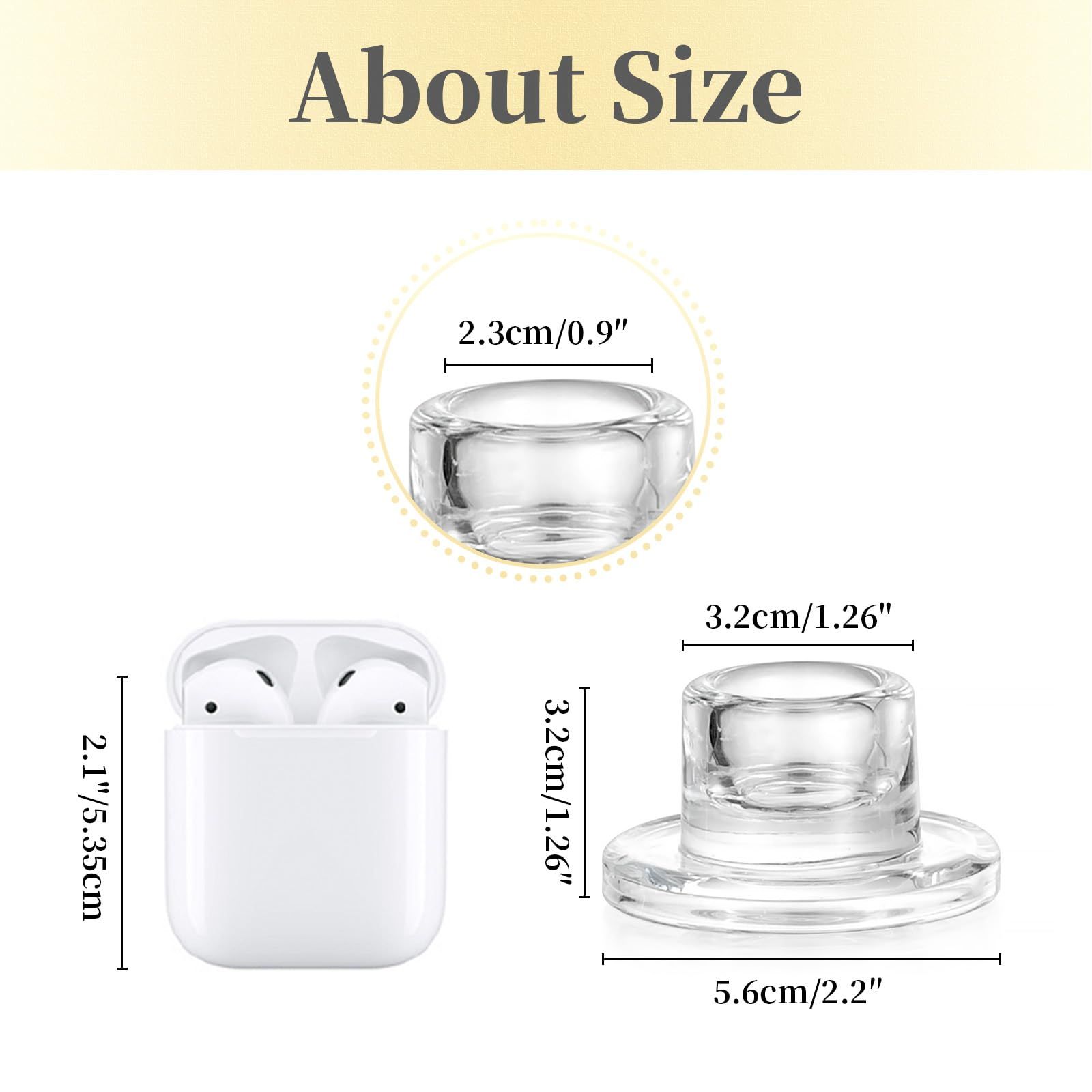 Glass Taper Candle Holders: 10 PCS Candlestick Holders Clear Short Tapered Candle Holder Set - Candle Stick Holder Decor for Table Centerpiece Wedding Party โ image 2