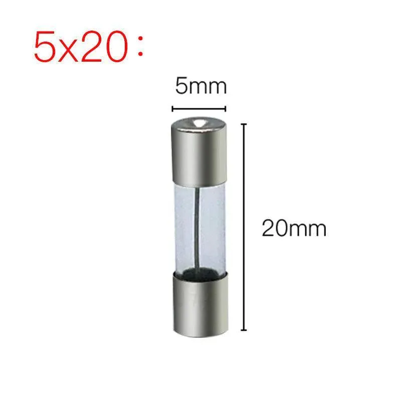 20Pcs M205 Glass Fuse 5Mm X 20Mm Slow Blow 250V / Select From 0.5A To 10A Amp - 20PCS F3.15A โ image 4