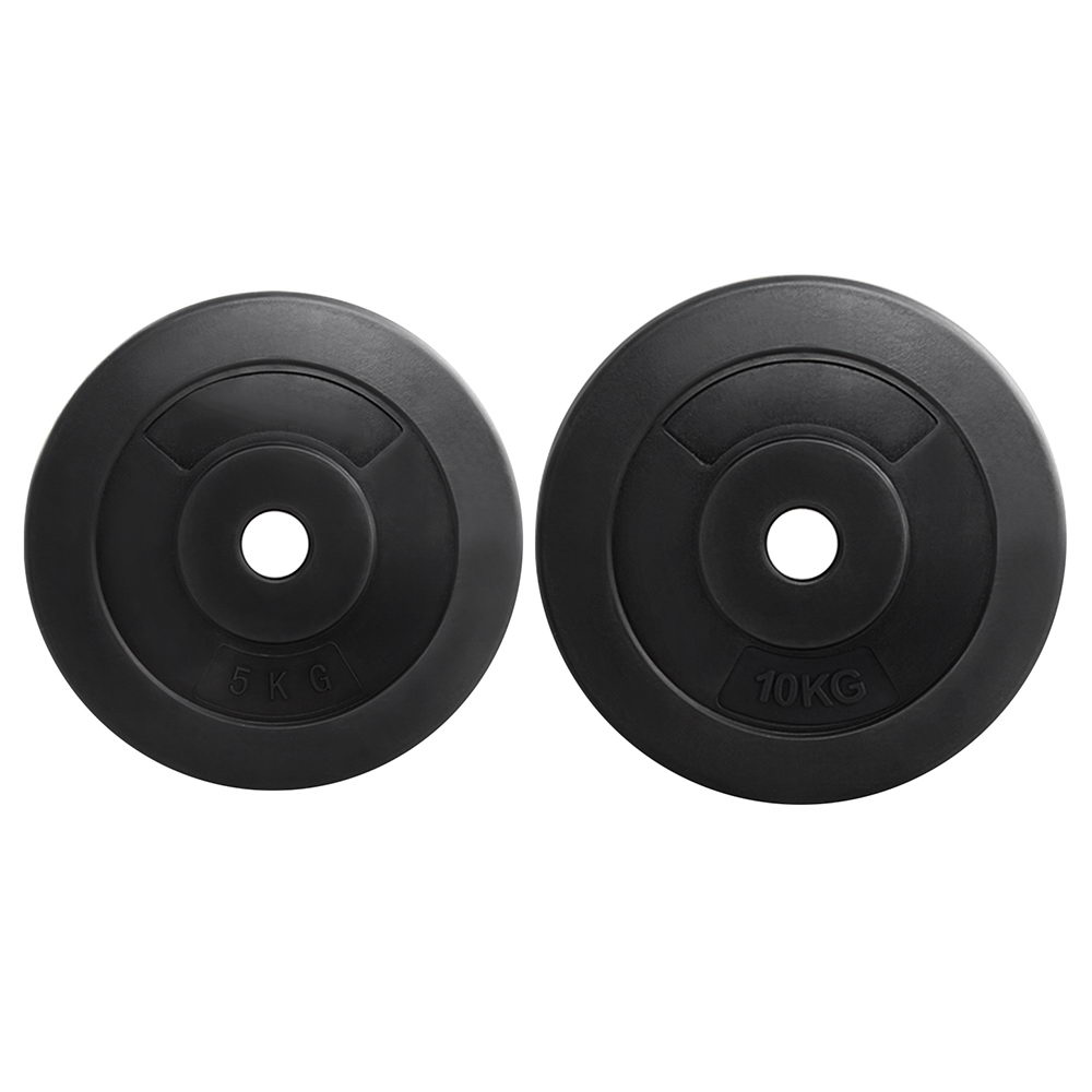 Everfit 70kg Barbell Weight Plates Standard Home Gym Press Fitness Exercise โ image 2