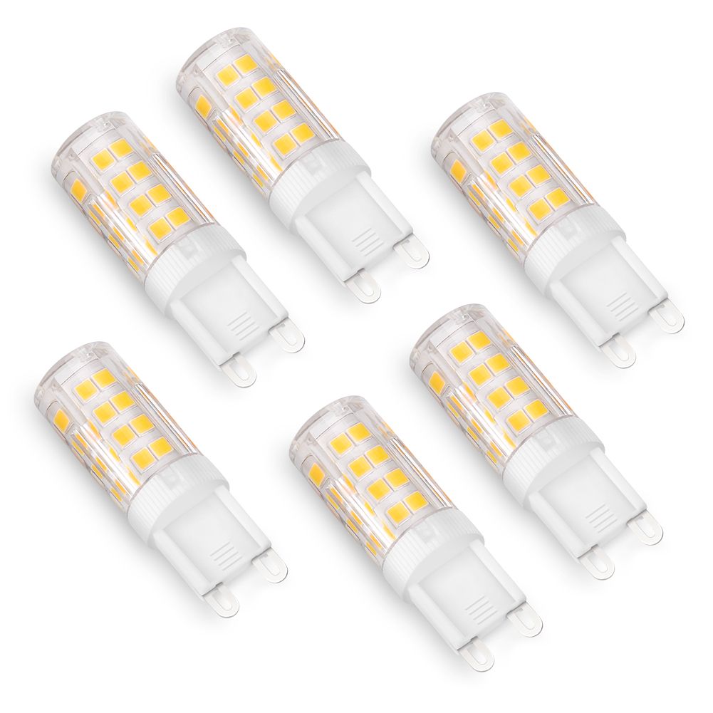 FBA Warm White No stroboscopic 5W G9 Corn Bulb Ceramic Highlight (6 Pack) AC220-240V — image 2