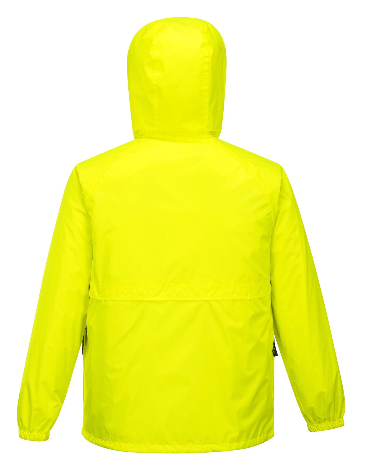 HUSKI STRATUS RAIN JACKET Waterproof Workwear Concealed Hood Windproof Packable - Yellow Fluro โ image 5