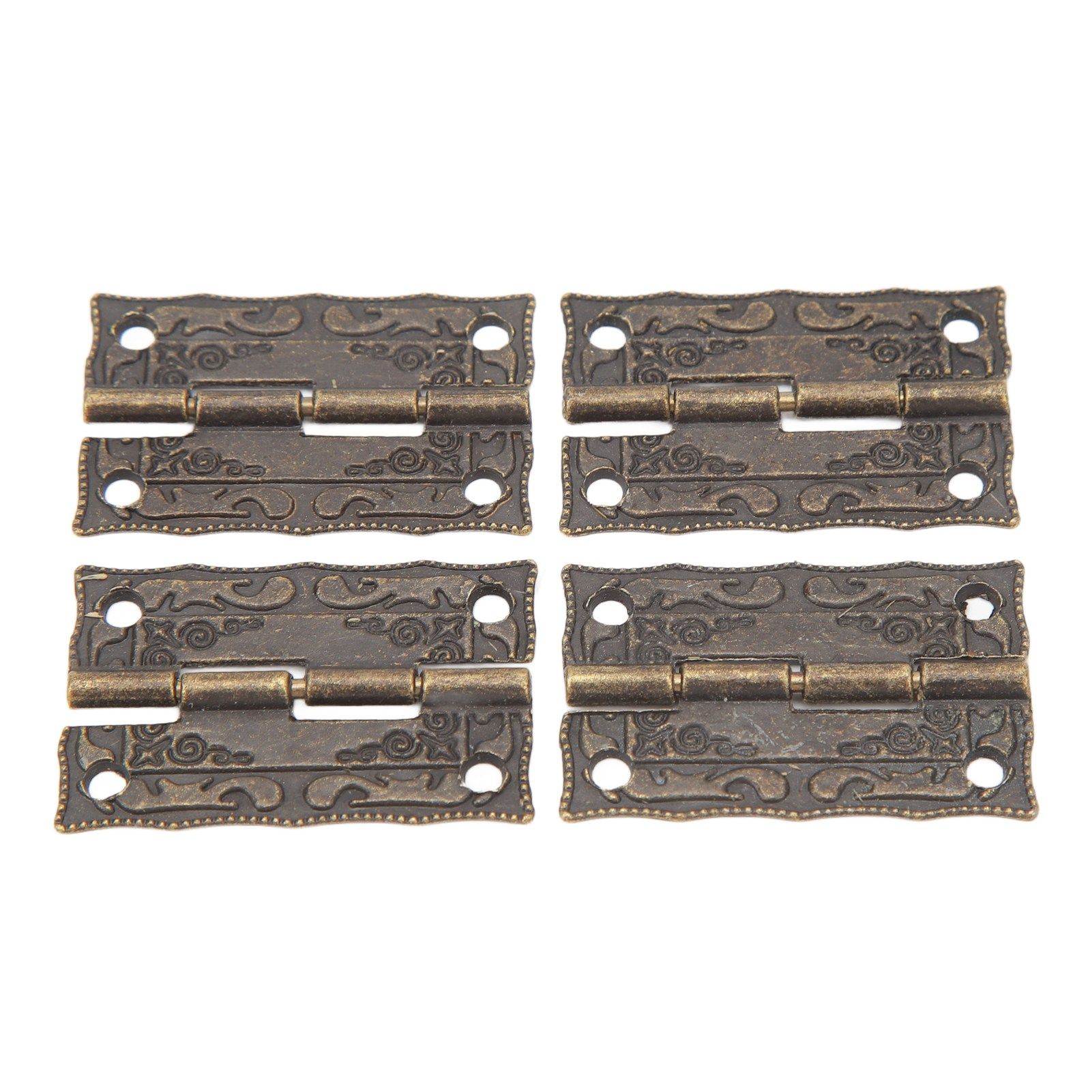 20 Set Antique Decorative Hinges Zinc Alloy Vintage Box Hinges Jewelry Box Hardware for Wooden Cases Cabinets โ image 6