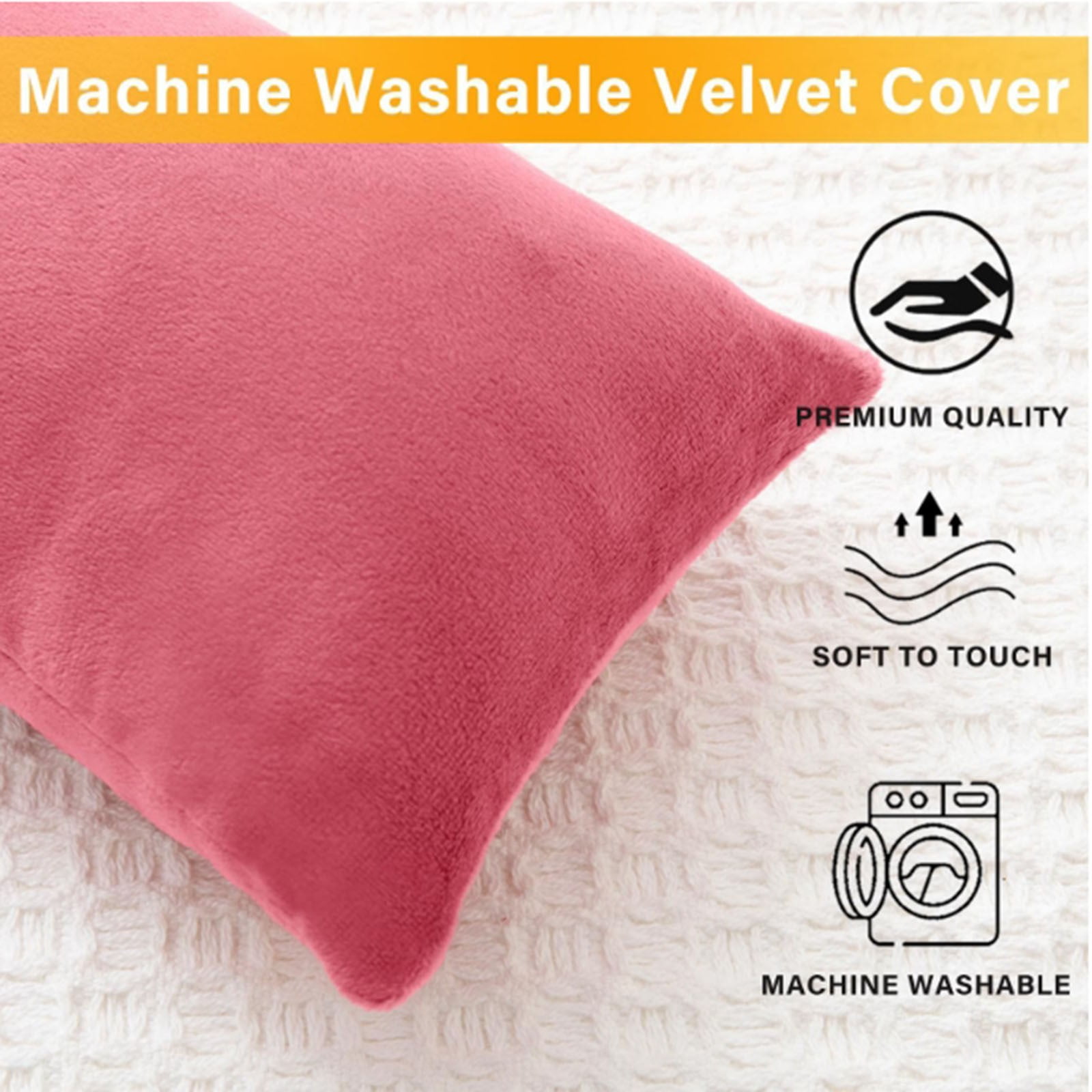2 Pieces Cooling Memory Foam Mini Pillows, Compact Support Cushions for Travel, Naps, Neck, Knees and Lumbar Support, 28 × 18 cm, Beige — image 5
