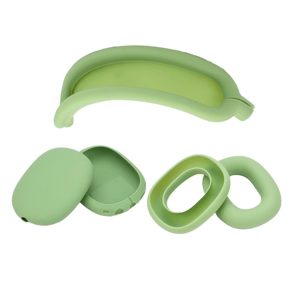 Silicone Case Cover for AirPods Max Headphones Clear Soft Ear Pad Protective Sleeves -Green โ image 2