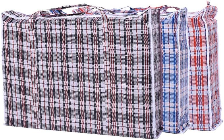 3 Pack Storage Bags 77x54x13cm Waterproof with Zipper for Quilts Clothes Organizing
