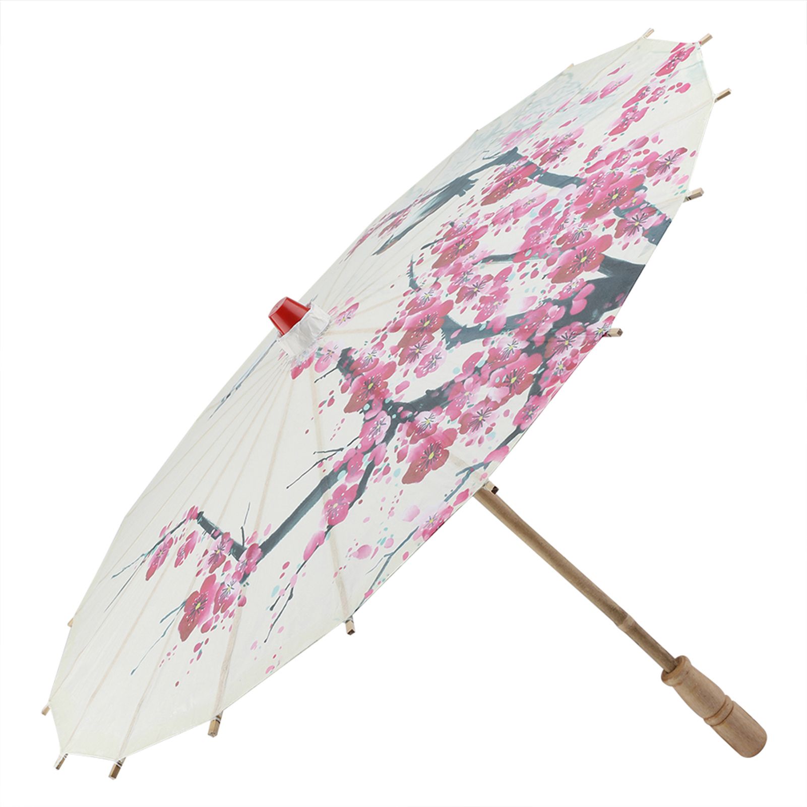 Small Size Handmade Oiled Paper Umbrella Chinese Art Classical Dance Umbrella Plum Blossom — image 2