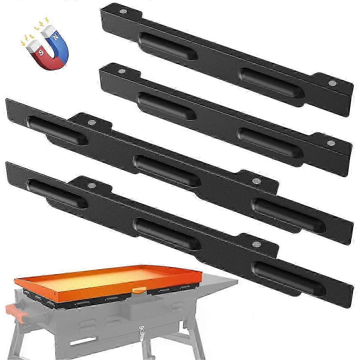 Magnetic Wind Shields for 36-inch Blackstone Grill, Stainless Steel Flame Shield, Grill Accessories - 36 Inch — image 2