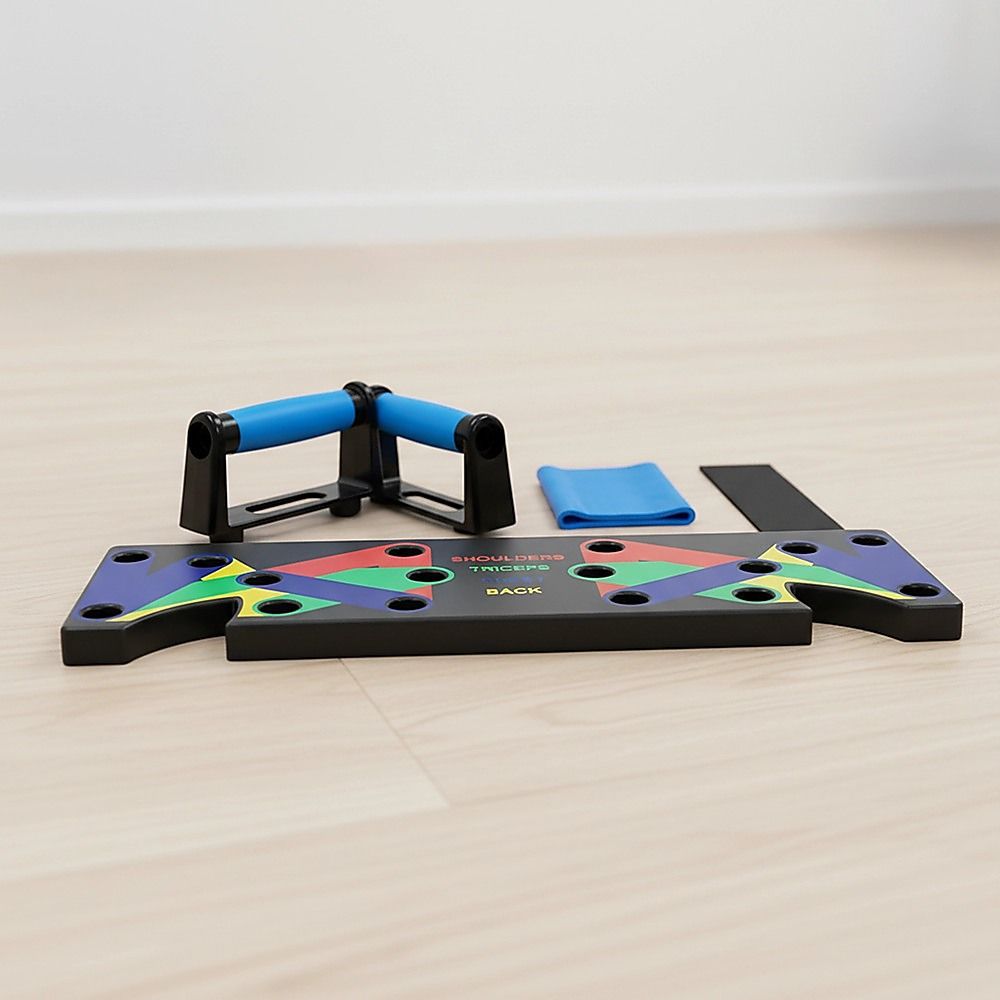 9 in 1 Push Up Board Yoga Bands Fitness Workout Train Gym Exercise Pushup Stand โ image 3