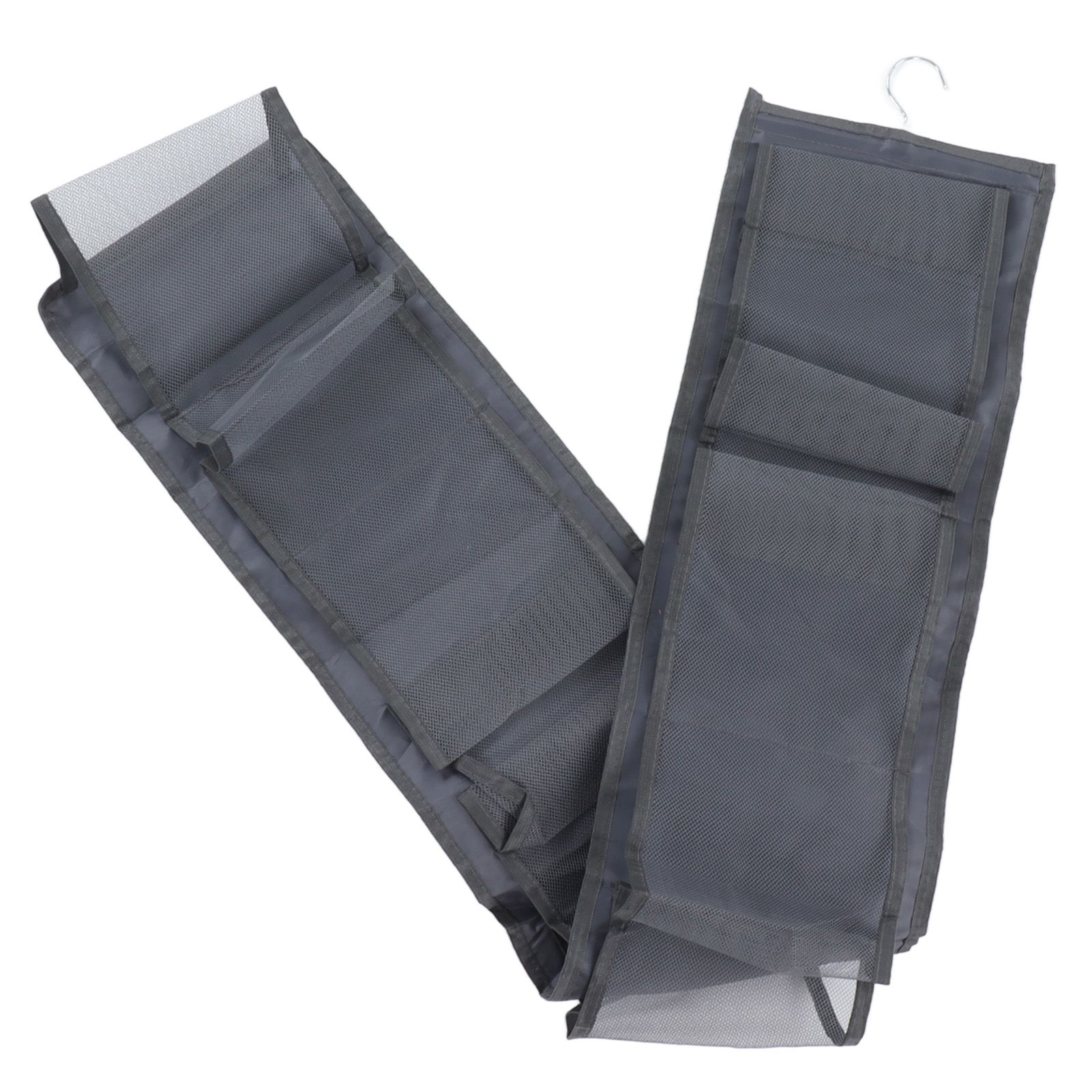 Hanging Clothes Bag Thickened Nylon Multi Layer Easy Access Washable Hanging Mesh Closet for Socks Pants Dress — image 3