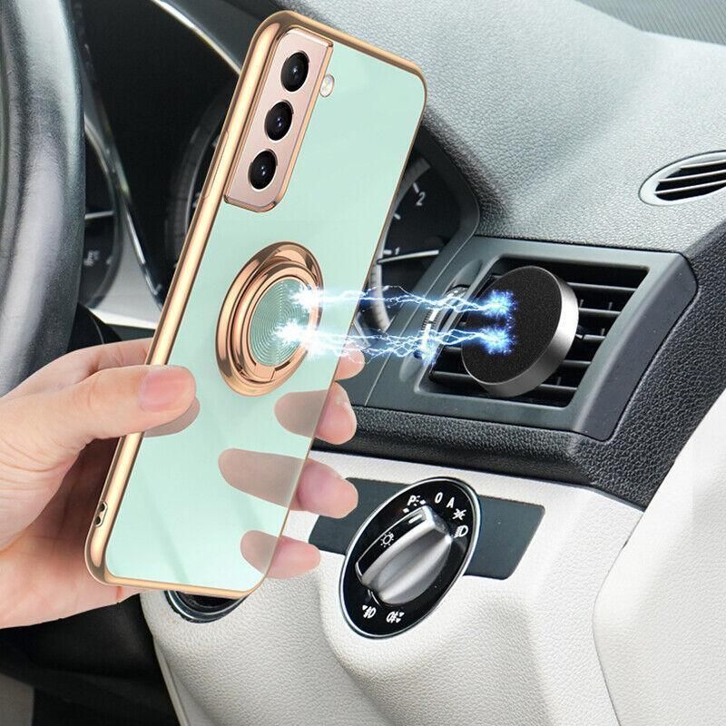 Dark Green Shockproof Ring Holder Case Cover for Samsung S22 Ultra S22 Plus Note 20 - Samsung Galaxy A13 โ image 6