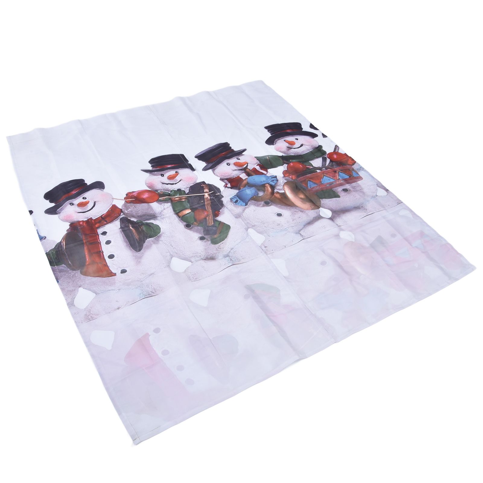 Digital Printing Blackout Curtain Snowman Pattern Blind Shade Window Drapes for Bedroom Living Room170x200cm Christmas Style 2 — image 3