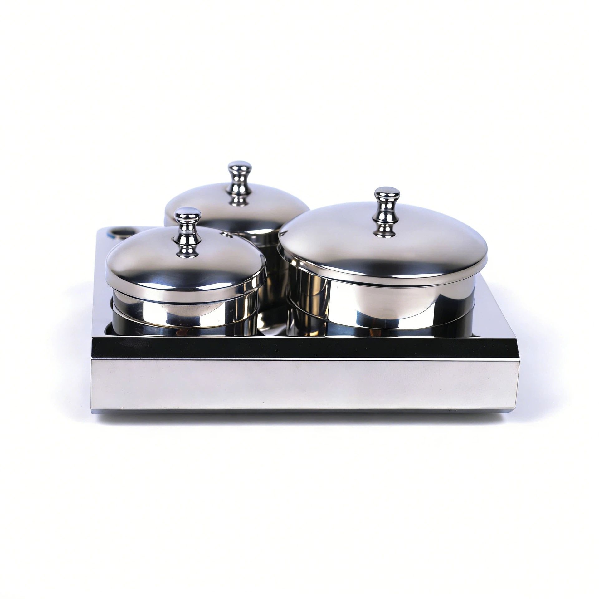 3 Pieces Nail Art Equipment Cup Bowls Stainless Steel Acrylic Liquid Powder Cup Stainless Steel Nail Powder Holder Container with Lids for Nail Art Tools