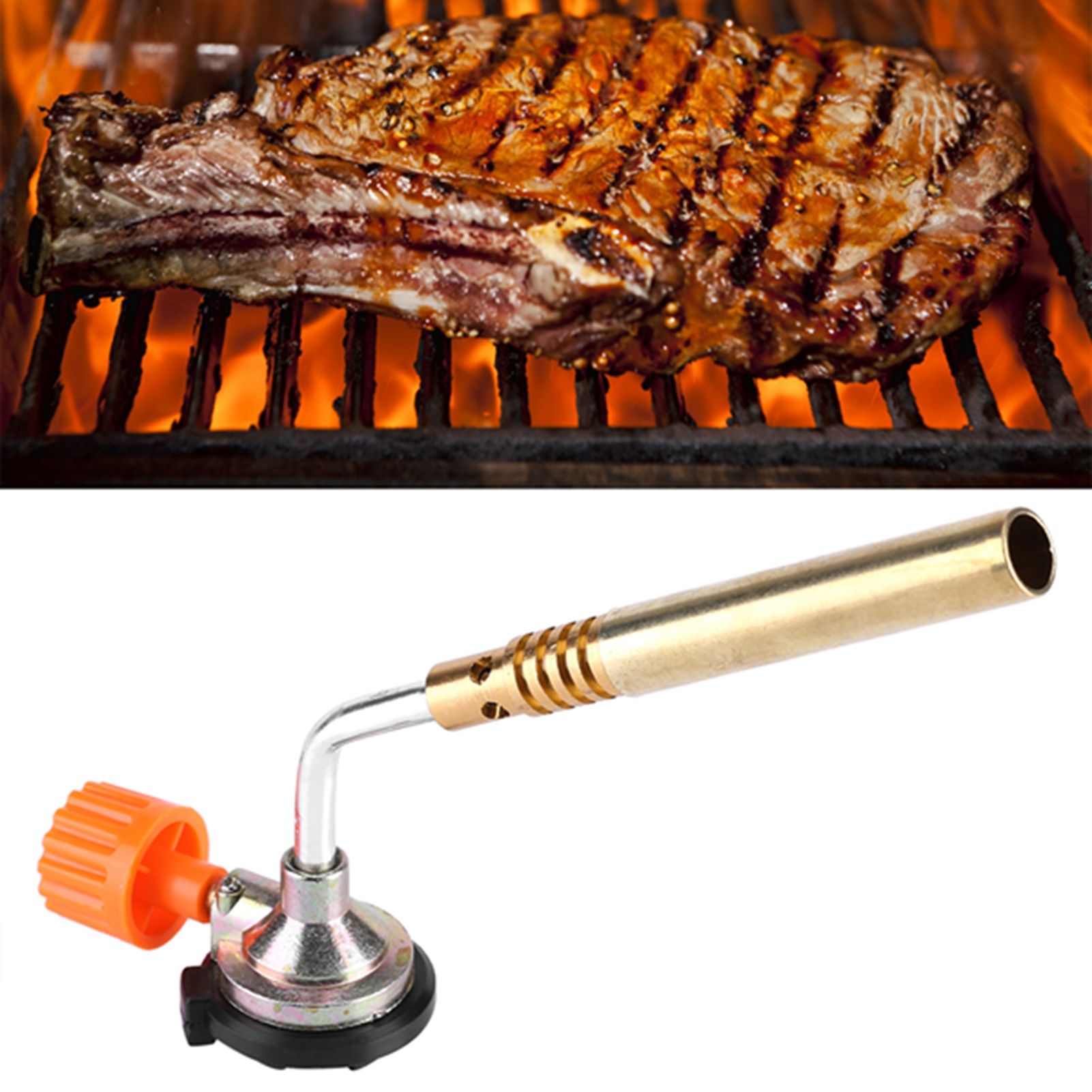 Flamethrower Burner Butane Gas Blow Torch Hand Ignition Camping Welding BBQ โ image 3