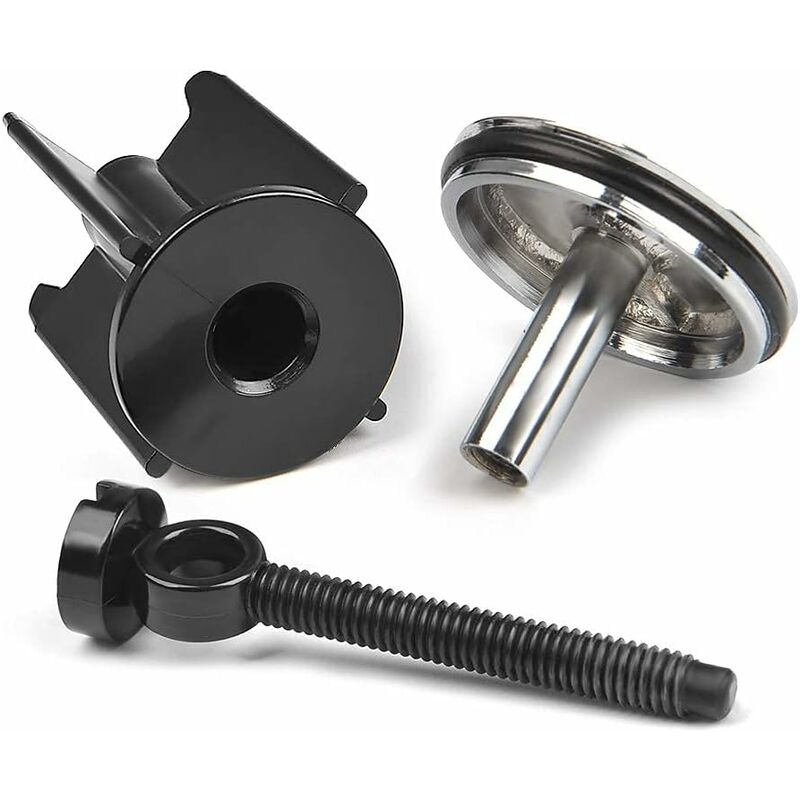Ersandy Sink Plug โ 40Mm Height Adjustable For Bathroom, Universal Aluminum Alloy Sink Plug - Black โ image 4