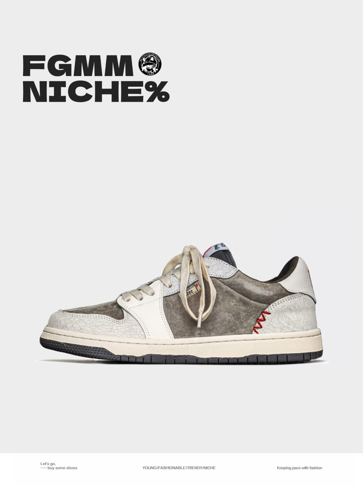 Bread Shoes Chunky Sneakers Casual Sneakers Australia Height Increasing Shoes - Khaki - Size 6(AU6/EU37) — image 2